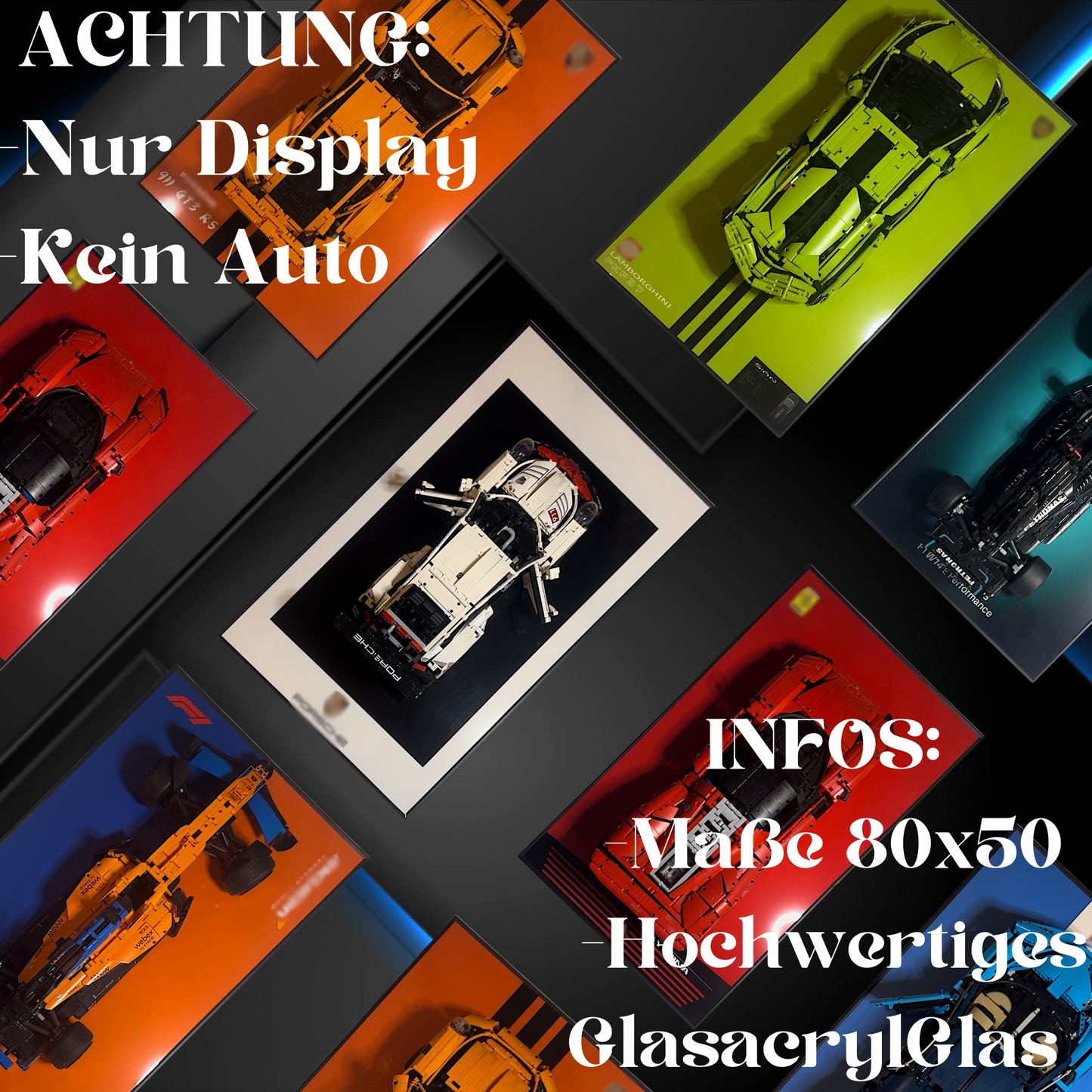 Displayrahmen für Modellauto 42143