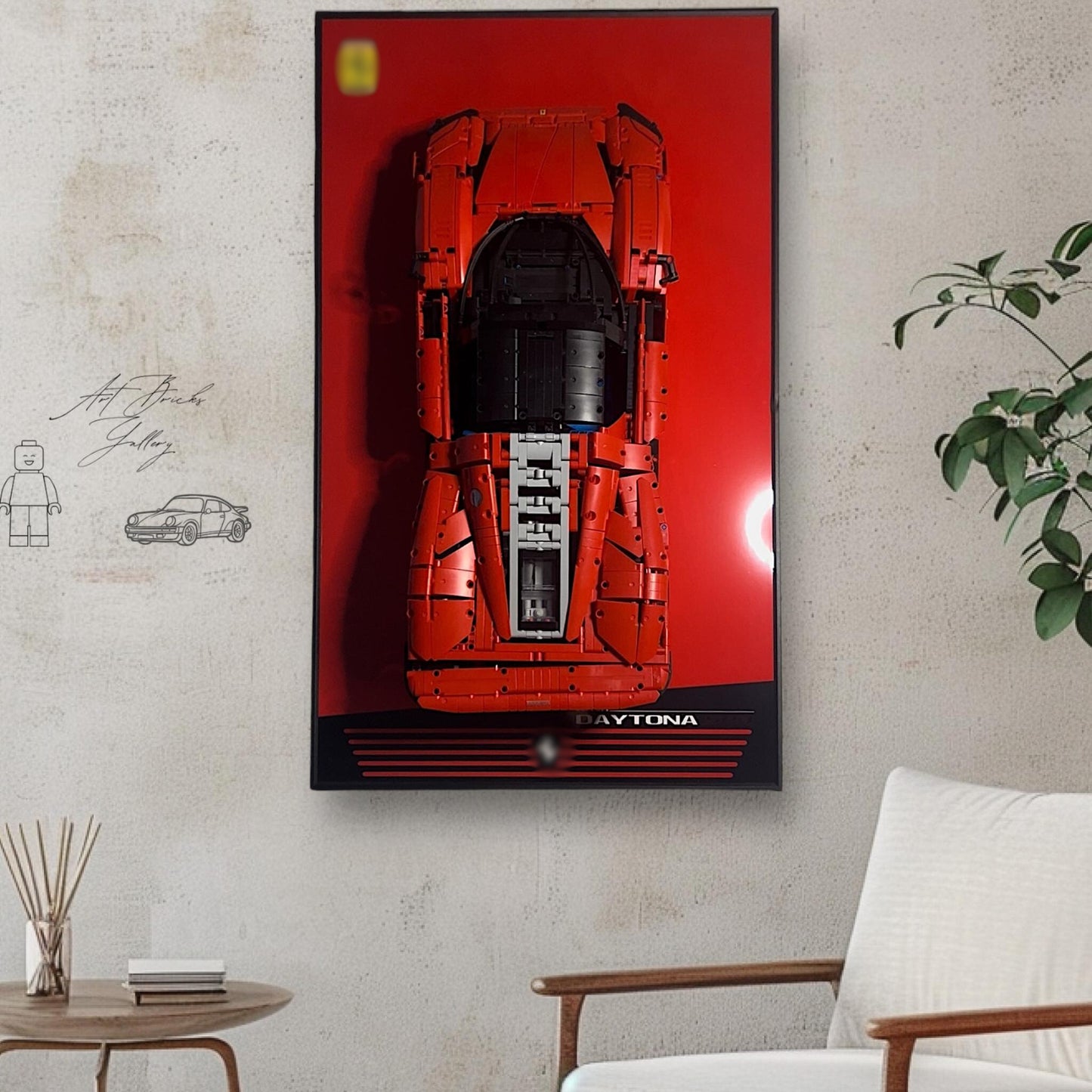 Displayrahmen für Modellauto 42143