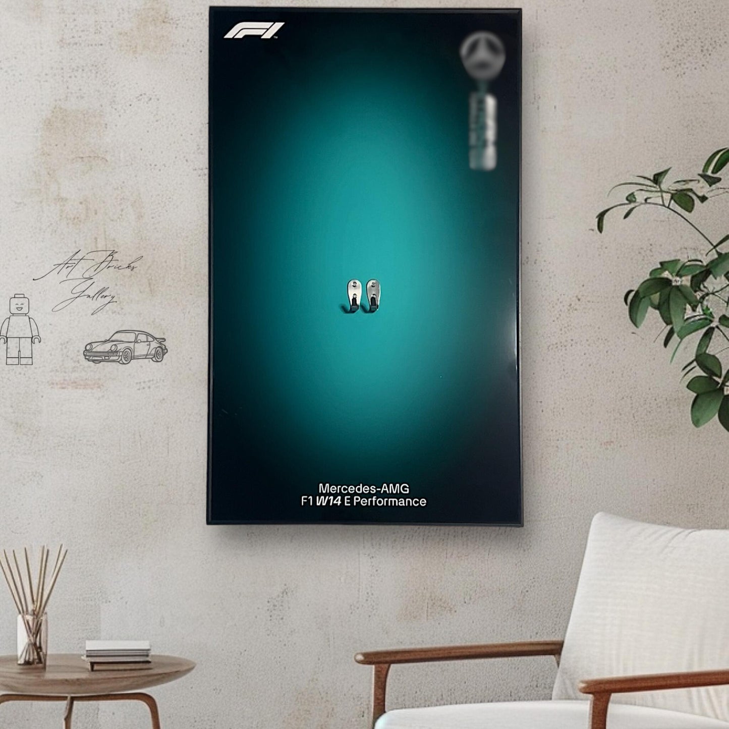 Displayrahmen für Modellauto 42171